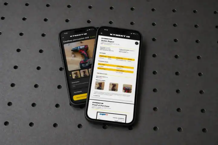 tool log inventory kynekt app
